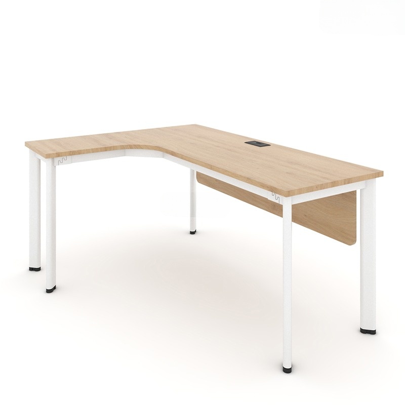 Ảnh sản phẩm Bàn chân Oval chữ L 1m4 OV1412LY-N