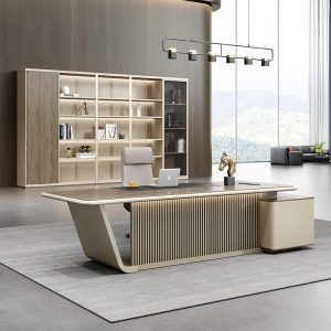 Ảnh sản phẩm Bàn giám đốc hiện đại nhập khẩu BNK02