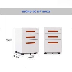 Ảnh sản phẩm Hộc kim loại 3 ngăn HK02 - 1