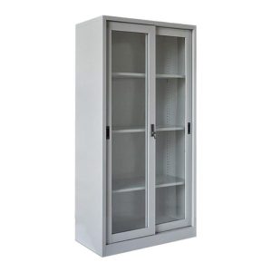 Ảnh sản phẩm Tủ sắt 2 cánh kính lùa TSL-01
