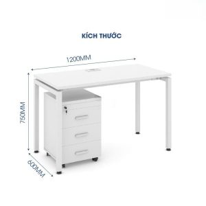 Ảnh sản phẩm Bàn chân vuông Erid 1m2 EC12T-T - 2