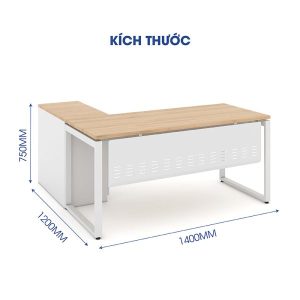 Ảnh sản phẩm Bàn chân vuông Erid 1m4 EU14LYS-HS-2 - 8