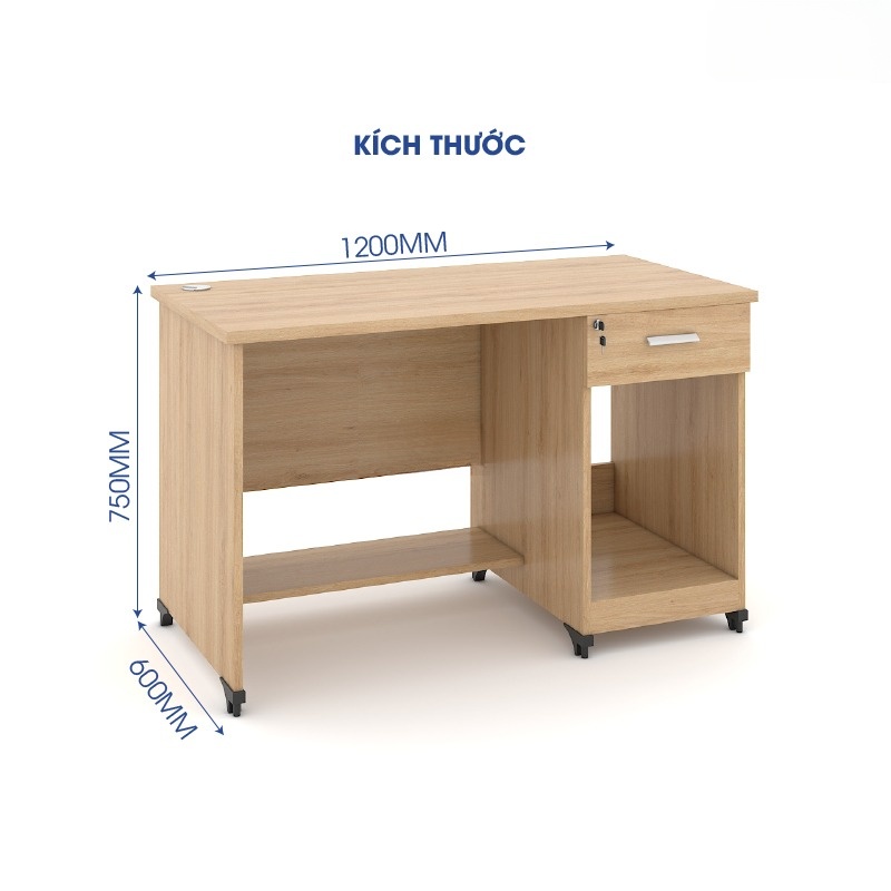 Ảnh sản phẩm Bàn văn phòng Classic 1m2 CL12HS-2 - 2
