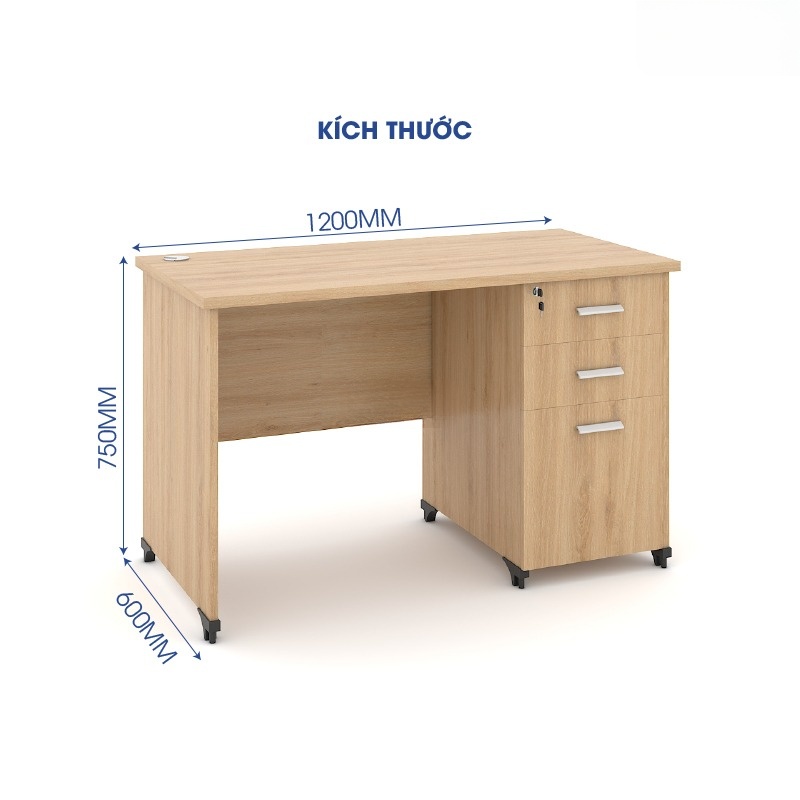Ảnh sản phẩm Bàn văn phòng Classic 1m2 CL12HS-3 - 2