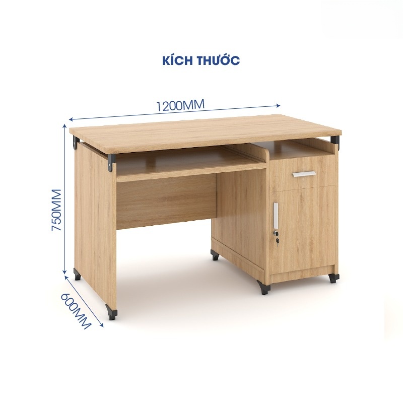 Ảnh sản phẩm Bàn văn phòng Classic 1m2 CL12HS-6 - 2
