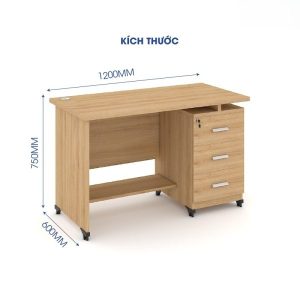 Ảnh sản phẩm Bàn văn phòng Classic 1m2 CL12HS-9 - 2