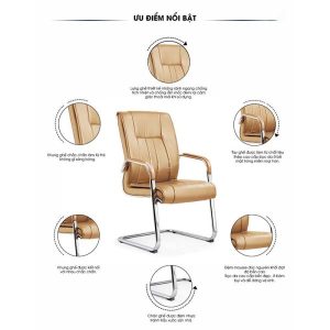 Ảnh sản phẩm Ghế chân quỳ da MUSCA Q4-N - 6