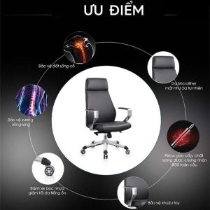Ảnh sản phẩm Ghế lãnh đạo da TUCANA T15 - 2