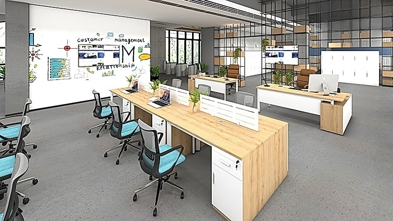 Ảnh mô tả sản phẩm - Bàn chân Oval chữ L 1m4 OV1412LY-N