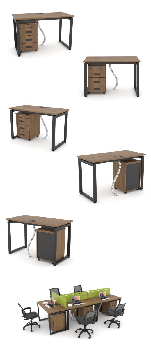 Ảnh mô tả sản phẩm - Bàn chân vuông chữ U Erid 1m2 EU12D