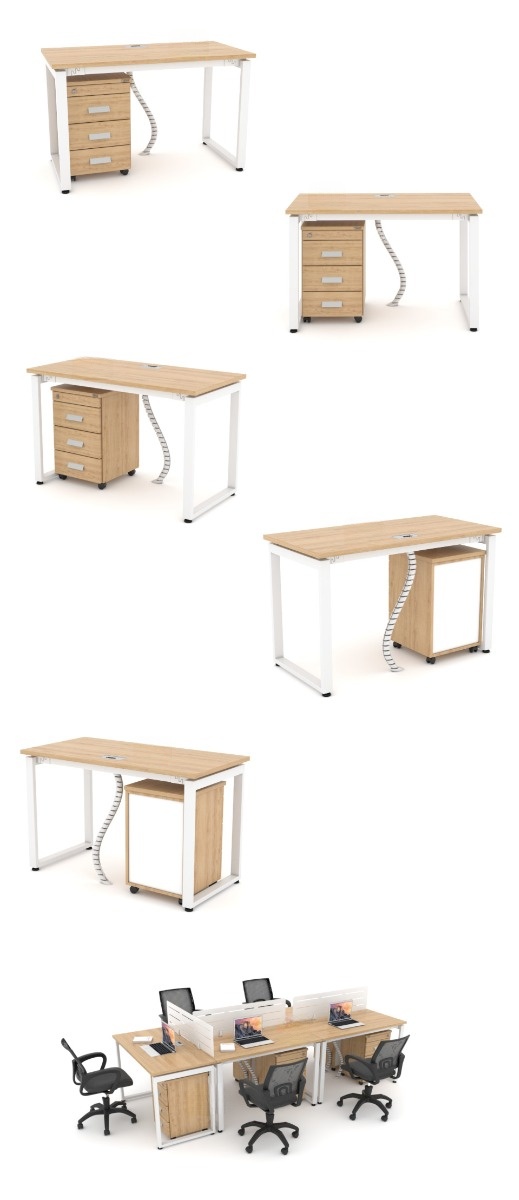 Ảnh mô tả sản phẩm - Bàn chân vuông chữ U Erid 1m2 EU12T