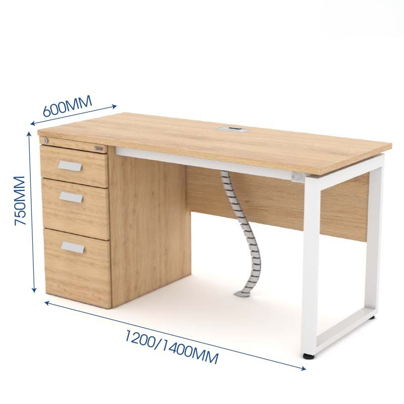 Ảnh mô tả sản phẩm - Bàn chân vuông chữ U Erid 1m2 EU12YH