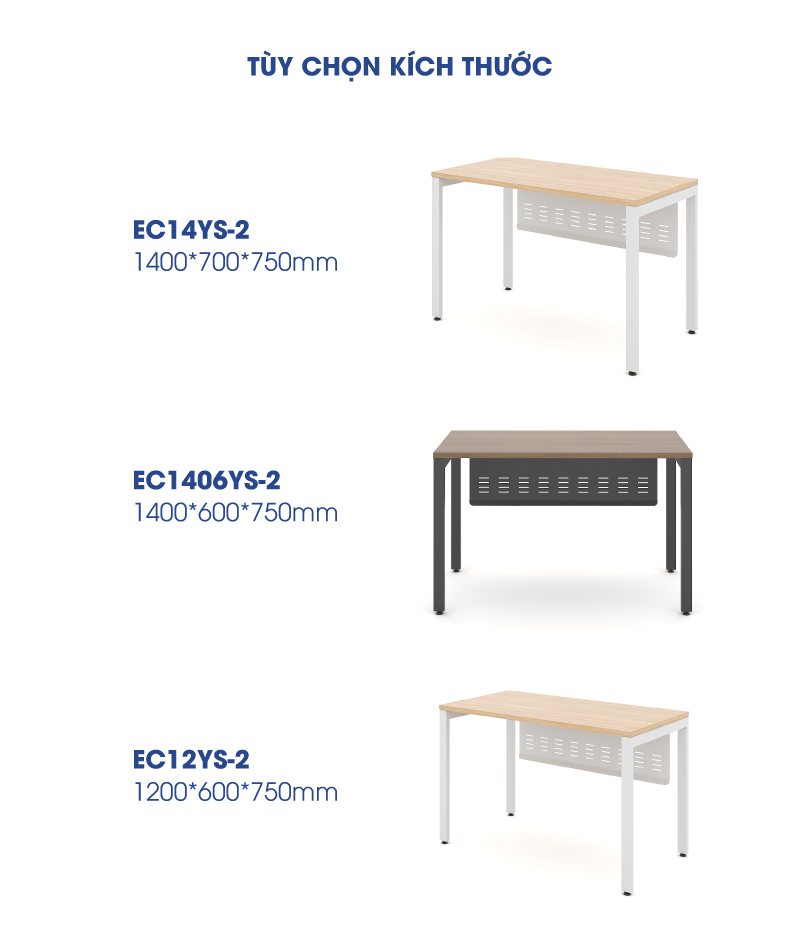 Ảnh mô tả sản phẩm - Bàn chân vuông Erid 1m2 EC12YS-D