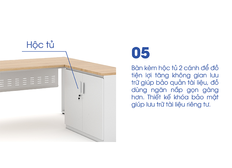 Ảnh mô tả sản phẩm - Bàn chân vuông Erid 1m4 EU14LYS-HS-2