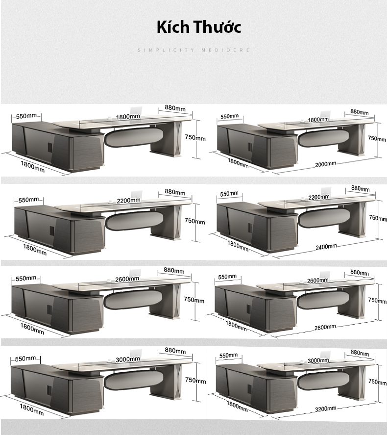 Ảnh mô tả sản phẩm - Bàn giám đốc hiện đại nhập khẩu EVEN Ảnh mô tả sản phẩm - Bàn giám đốc hiện đại nhập khẩu EVEN