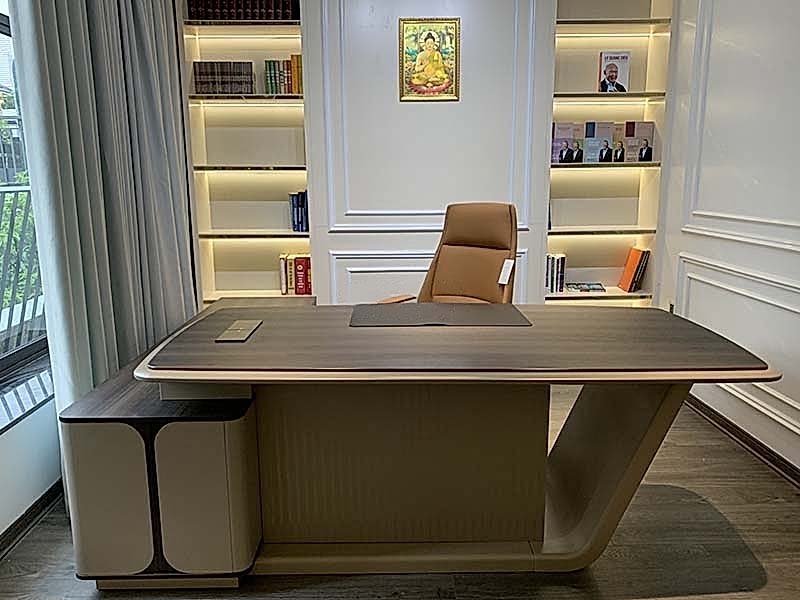 Ảnh mô tả sản phẩm - Bàn giám đốc RoyalElegance 2m4 B958-2418