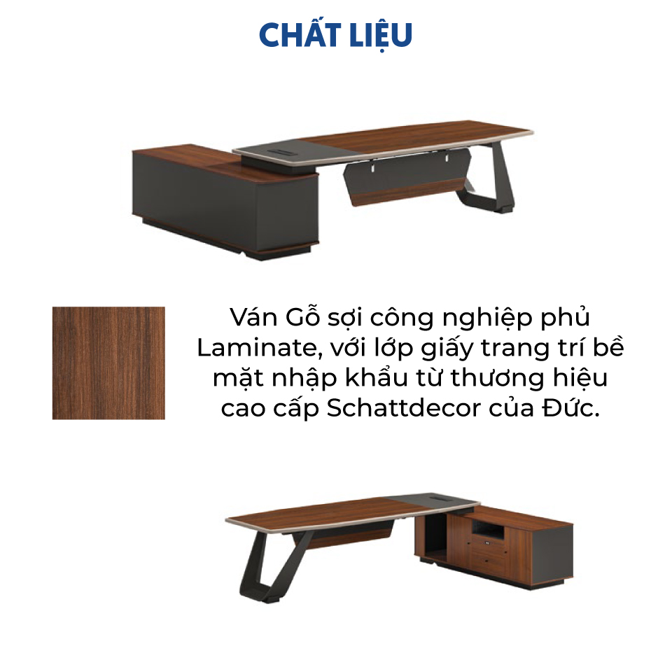Ảnh mô tả sản phẩm - Bàn lãnh đạo 3m ORSI ORS-T3019