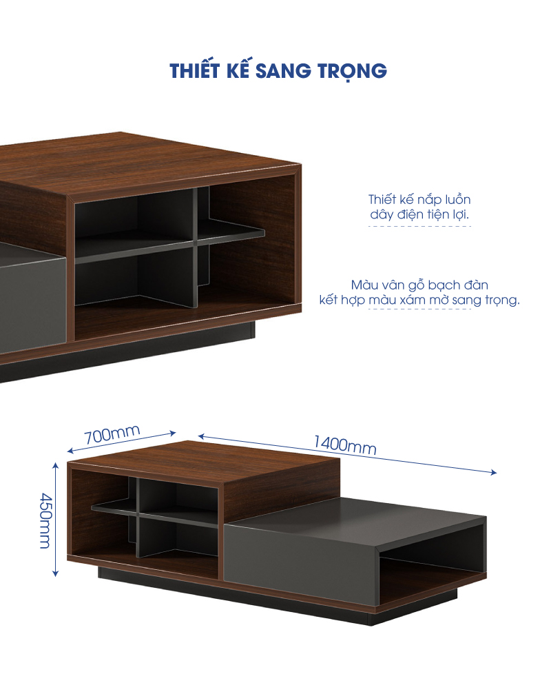 Ảnh mô tả sản phẩm - Bàn trà Orsi ORS-T1407