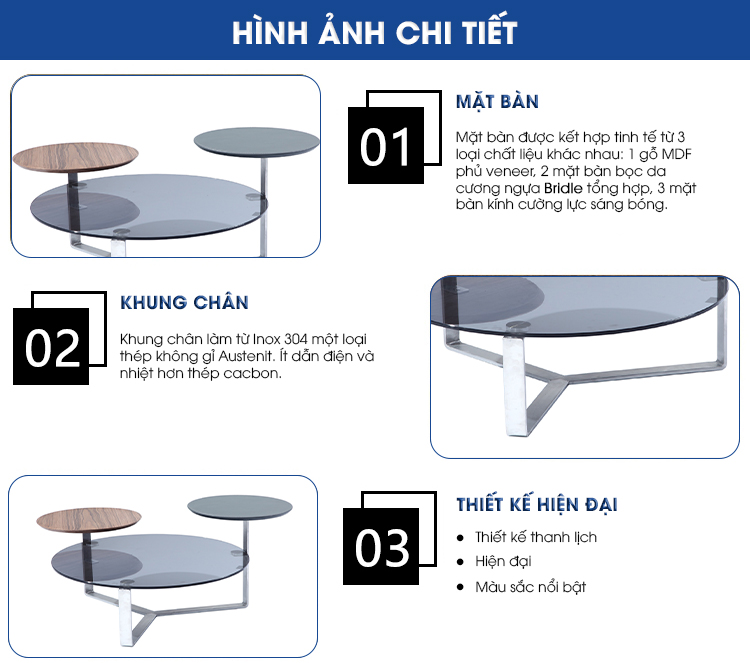 Ảnh mô tả sản phẩm - Bàn trà T-84-1