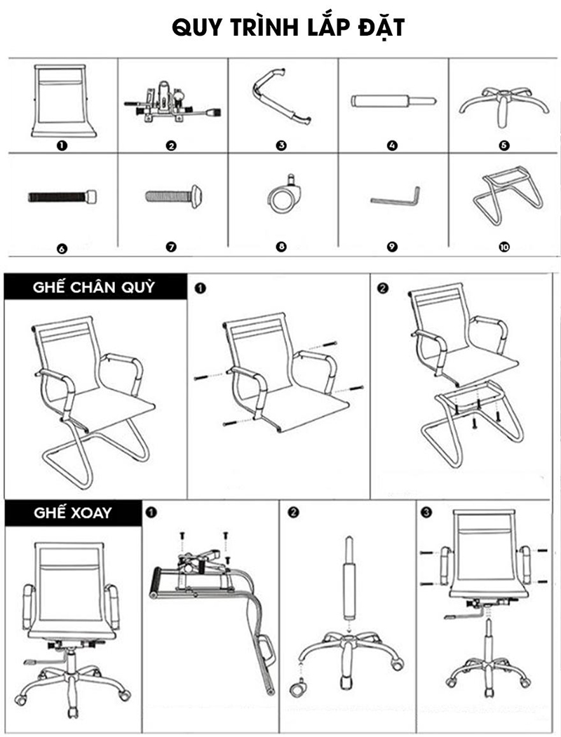 Ảnh mô tả sản phẩm - Ghế chân quỳ da Andromedae AD02Q