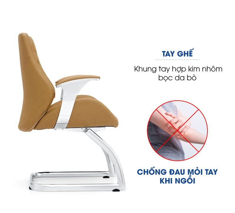 Ảnh mô tả sản phẩm - Ghế da Antlia AN-1107C