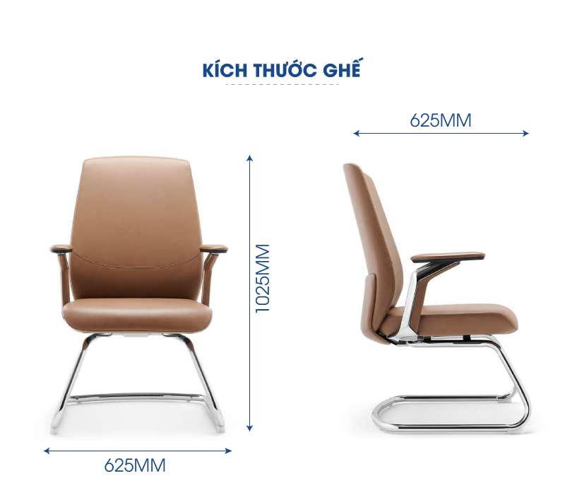 Ảnh mô tả sản phẩm - Ghế da Antlia AN-1802C-N