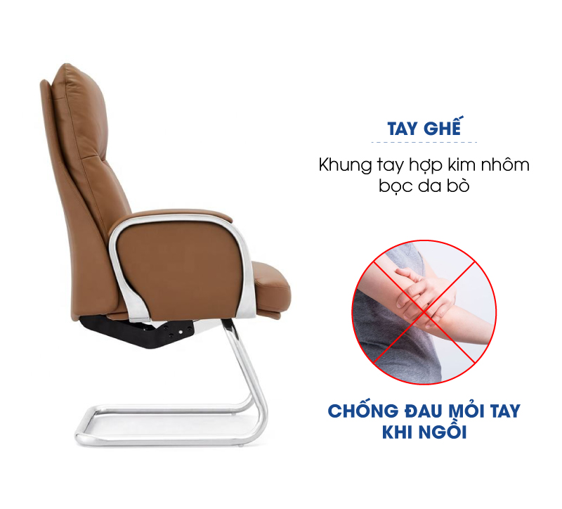 Ảnh mô tả sản phẩm - Ghế da Antlia AN-1815C