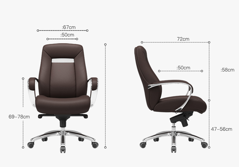 Ảnh mô tả sản phẩm - Ghế da FORNAX FN-182B