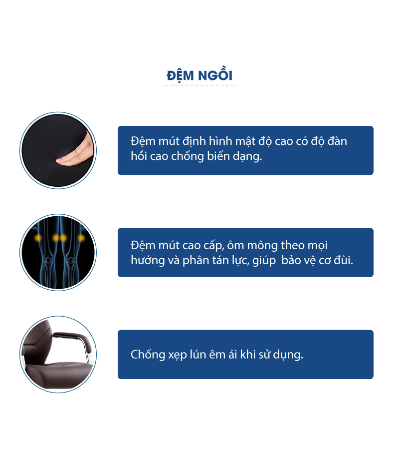 Ảnh mô tả sản phẩm - Ghế da FORNAX FN-2206C-N