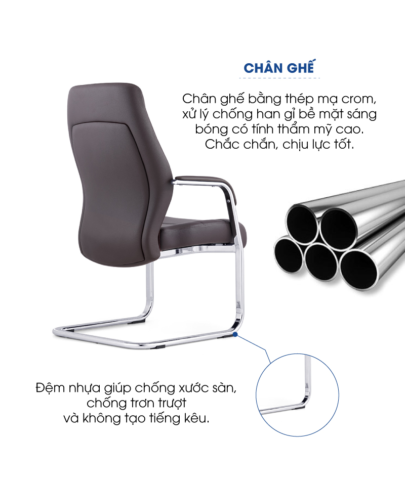 Ảnh mô tả sản phẩm - Ghế da FORNAX FN-2206C-N