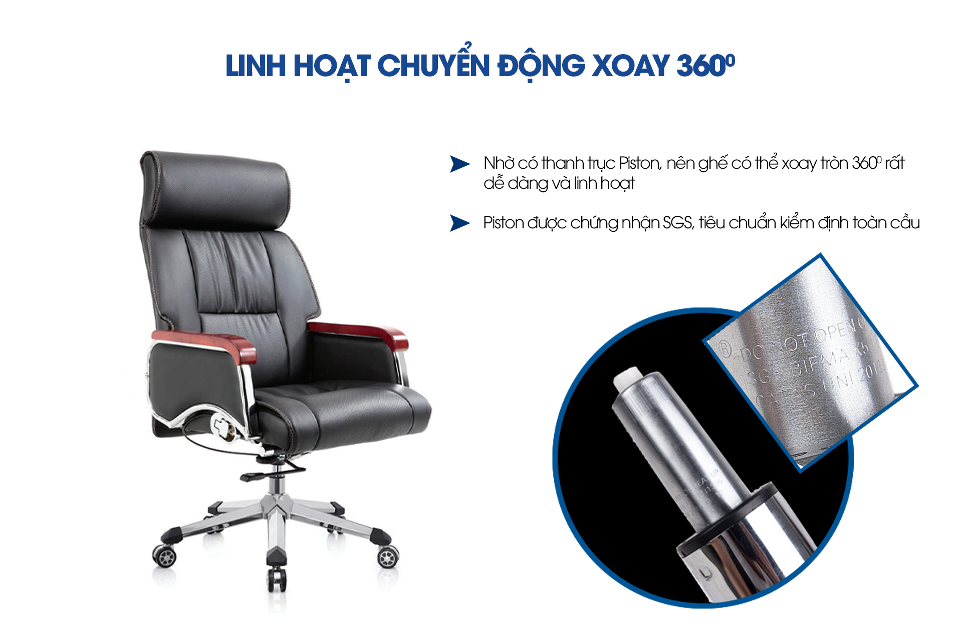 Ảnh mô tả sản phẩm - Ghế lãnh đạo TUCANA T16