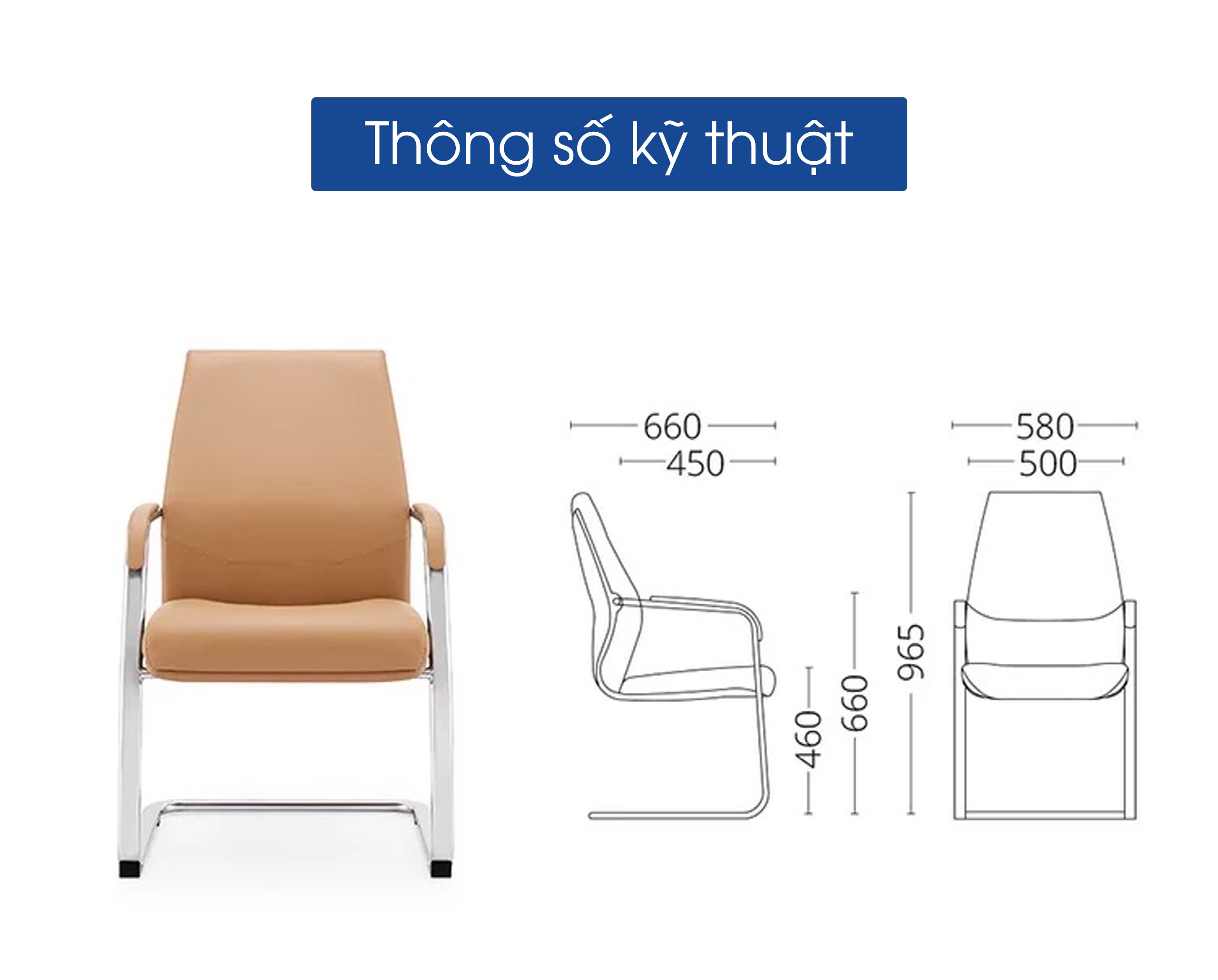 Ảnh mô tả sản phẩm - Ghế quỳ da Antlia AN-1517C