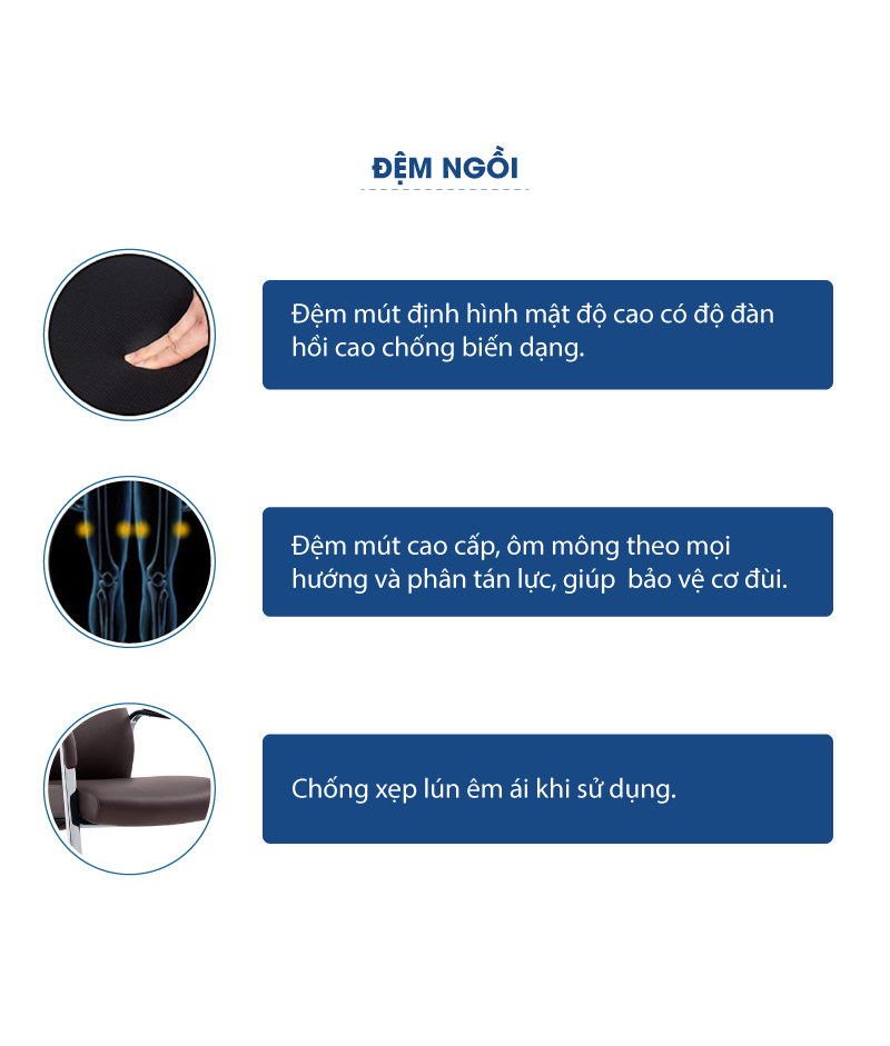 Ảnh mô tả sản phẩm - Ghế quỳ da FORNAX FN-2218C