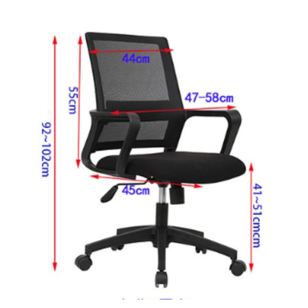 Ảnh mô tả sản phẩm - Ghế xoay lưới Trendy ZH103