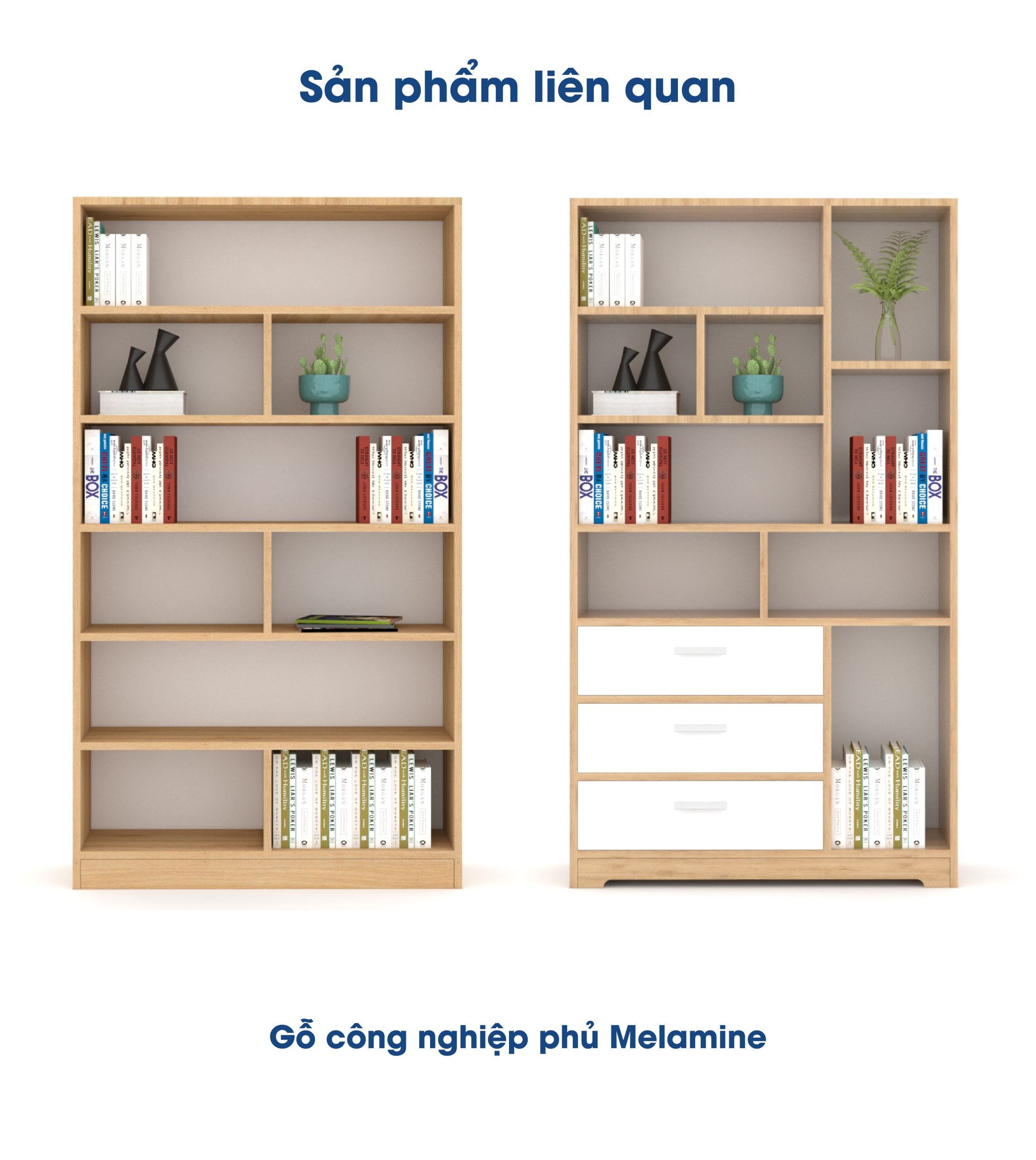 Ảnh mô tả sản phẩm - Kệ sách CL180-07