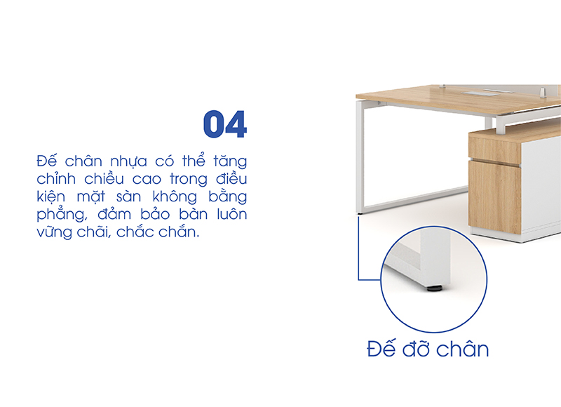 Ảnh mô tả sản phẩm - Module bàn 2 người 1m2 Erid EU1412-TP7