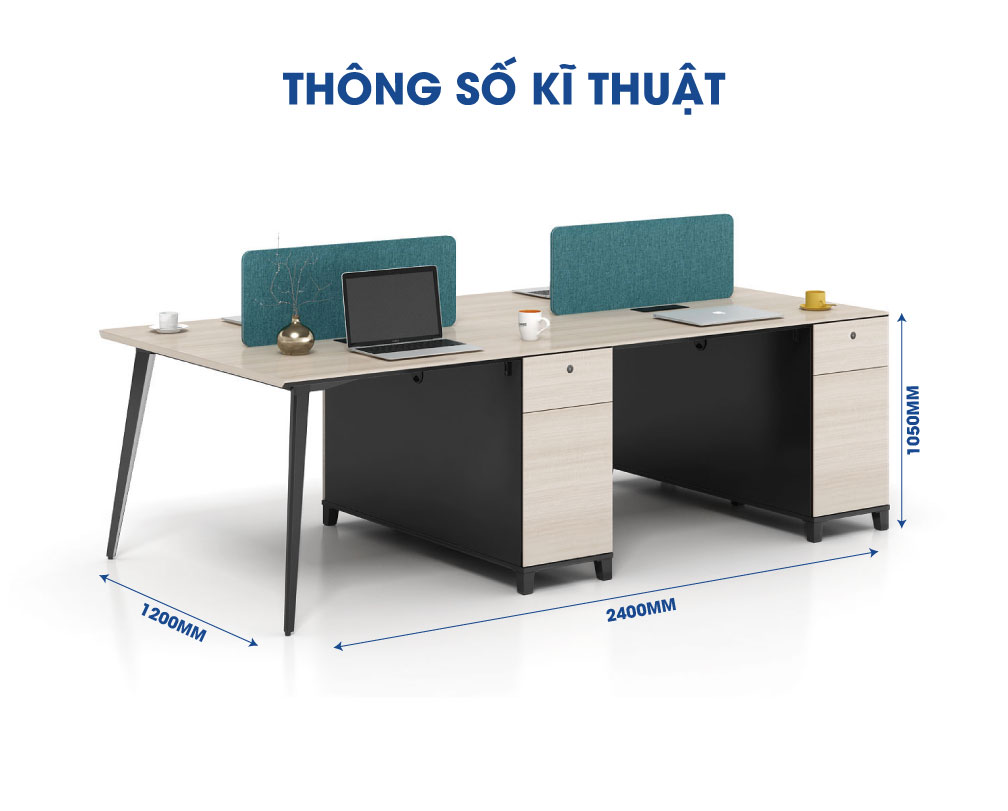 Ảnh mô tả sản phẩm - Module bàn 4 người Kemi K-WD2412G