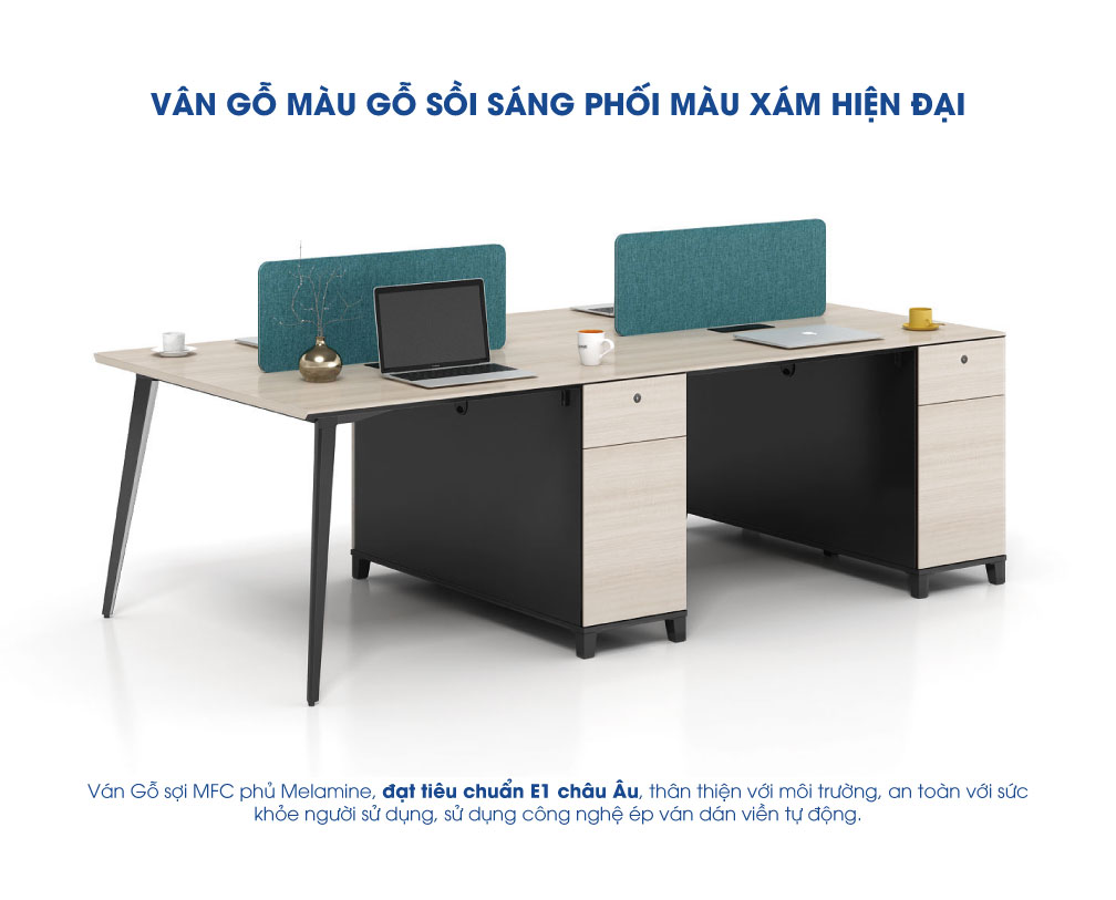 Ảnh mô tả sản phẩm - Module bàn 4 người Kemi K-WD2412G