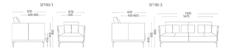 Ảnh mô tả sản phẩm - Sofa da cao cấp SF190