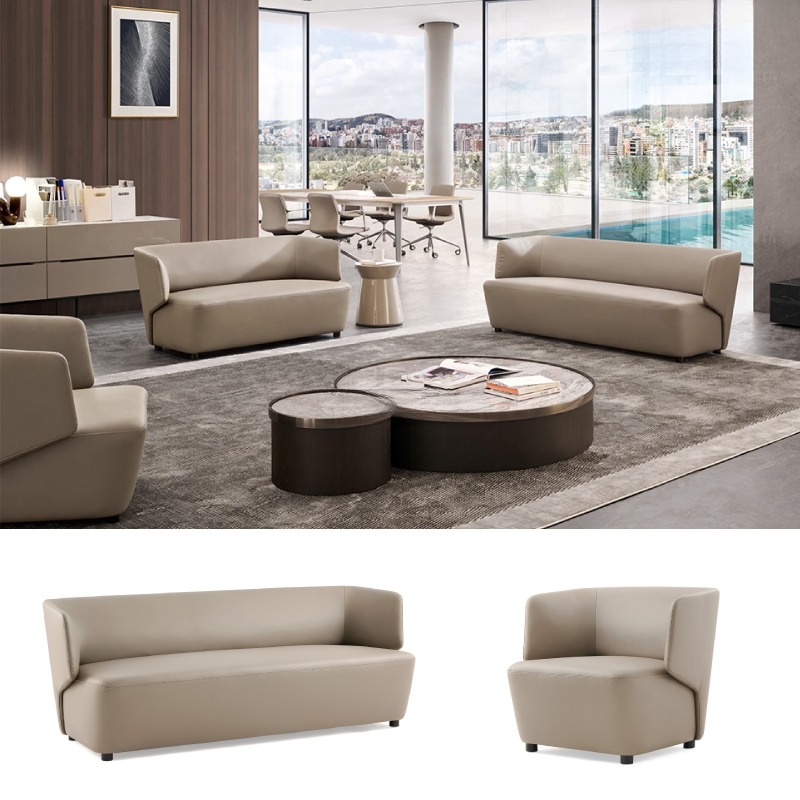 Ảnh mô tả sản phẩm - Sofa da cao cấp SF8006