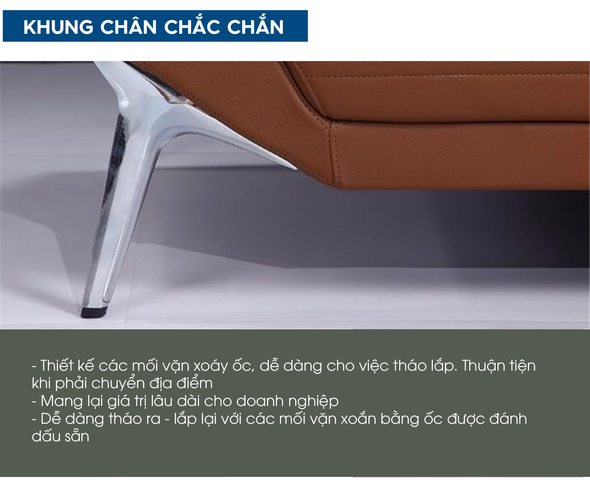 Ảnh mô tả sản phẩm - Sofa văng da cao cấp SF162