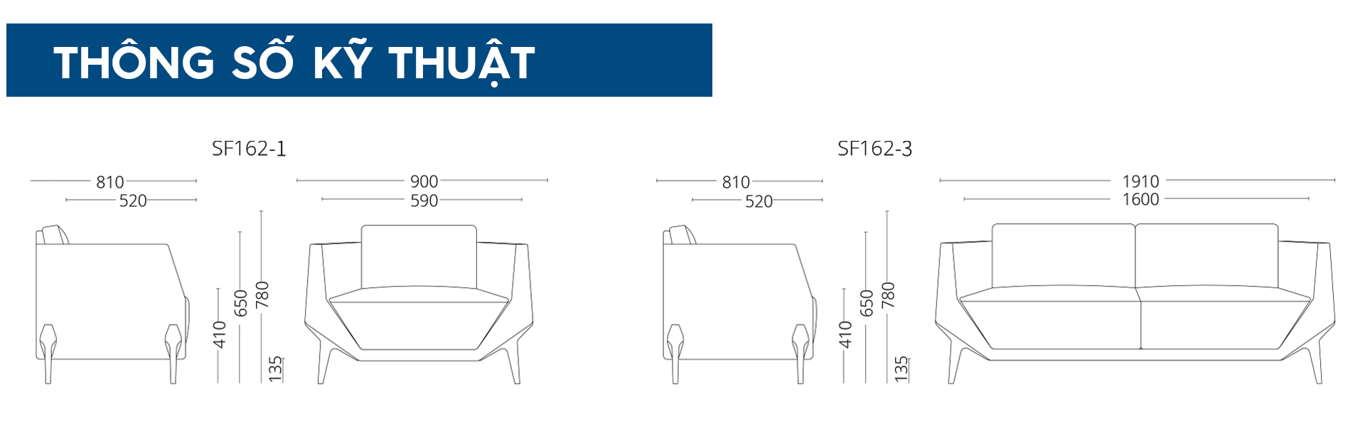 Ảnh mô tả sản phẩm - Sofa văng da cao cấp SF162