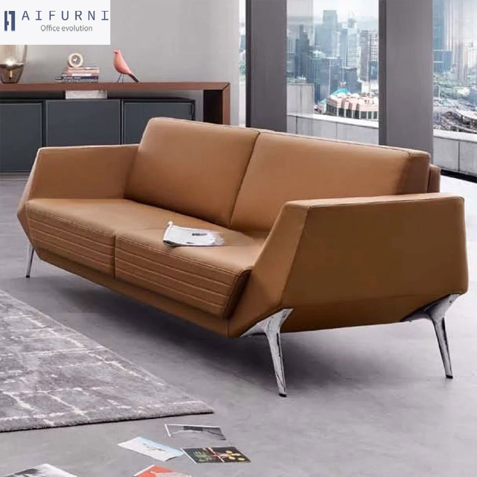 Ảnh mô tả sản phẩm - Sofa văng da cao cấp SF162