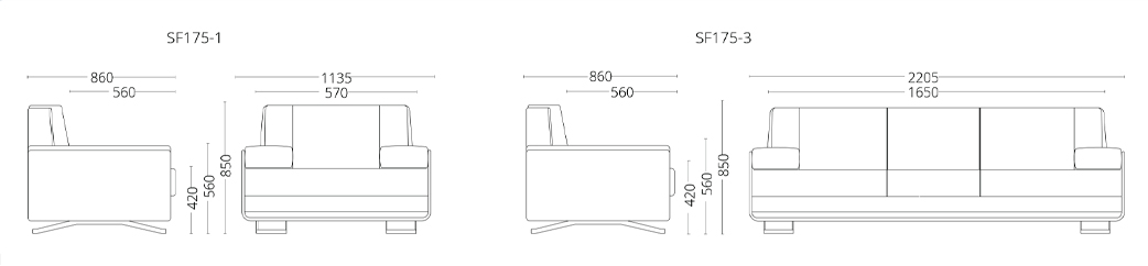 Ảnh mô tả sản phẩm - Sofa văng da cao cấp SF175