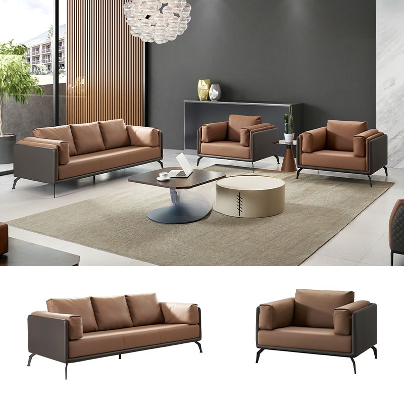 Ảnh mô tả sản phẩm - Sofa văng da cao cấp SF221-3