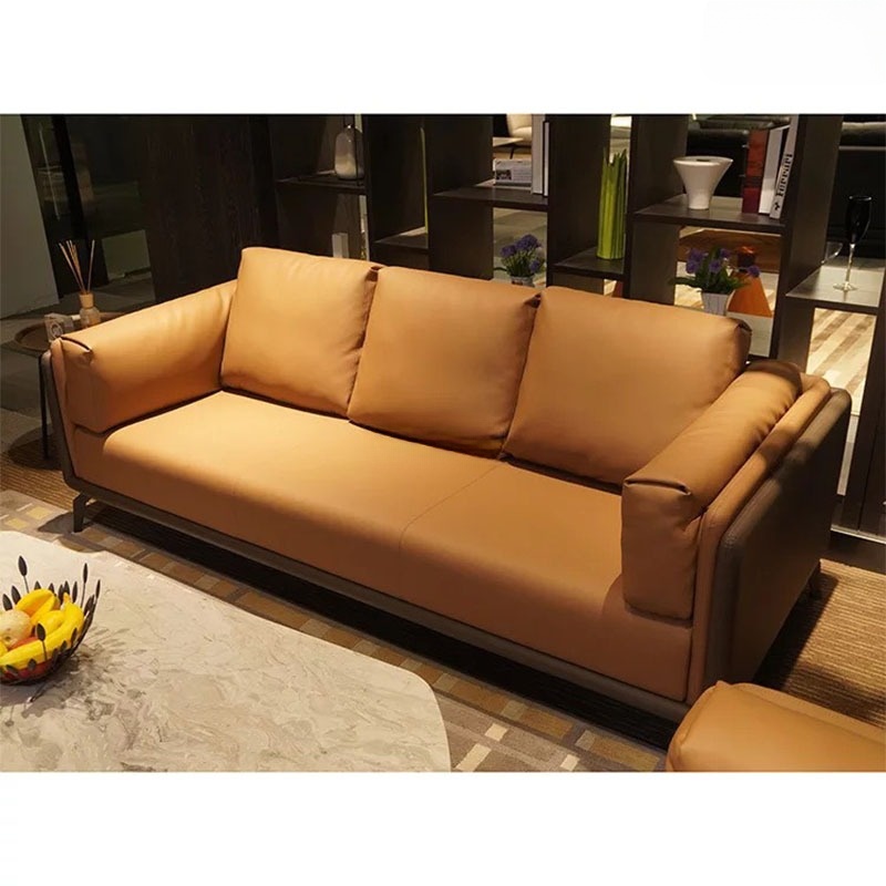 Ảnh mô tả sản phẩm - Sofa văng da cao cấp SF221-3