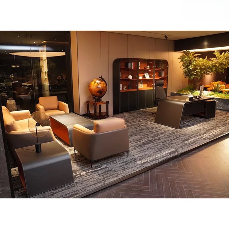 Ảnh mô tả sản phẩm - Sofa văng da cao cấp SF221-3