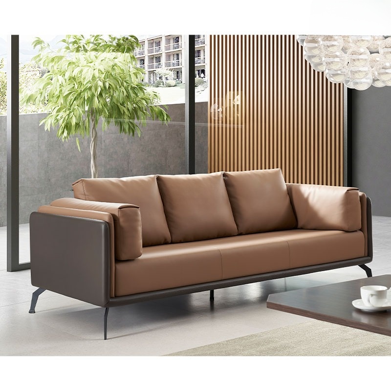 Ảnh mô tả sản phẩm - Sofa văng da cao cấp SF221-3