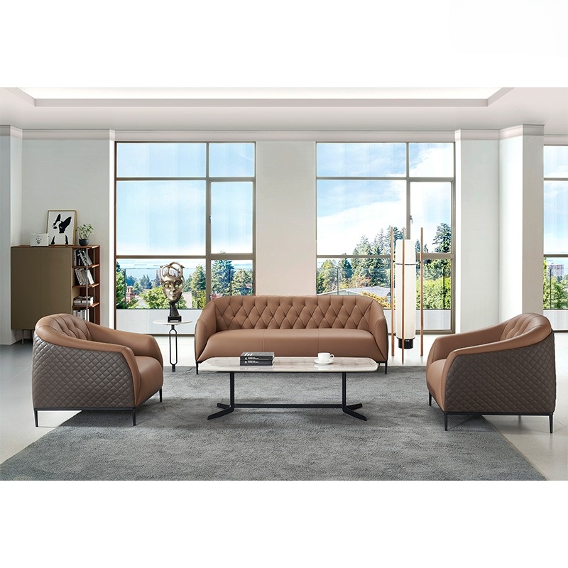 Ảnh mô tả sản phẩm - Sofa văng da cao cấp SF231-3