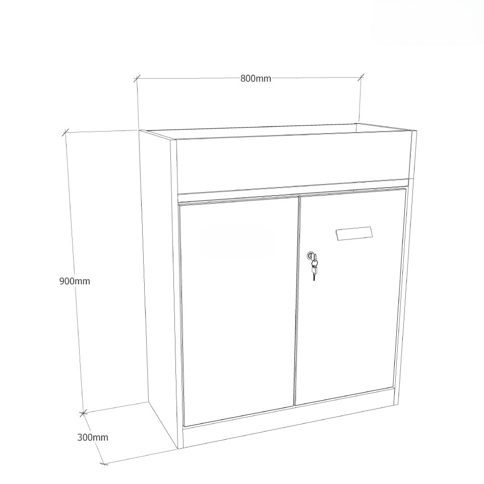Ảnh mô tả sản phẩm - Tủ cây trang trí CL90-02C